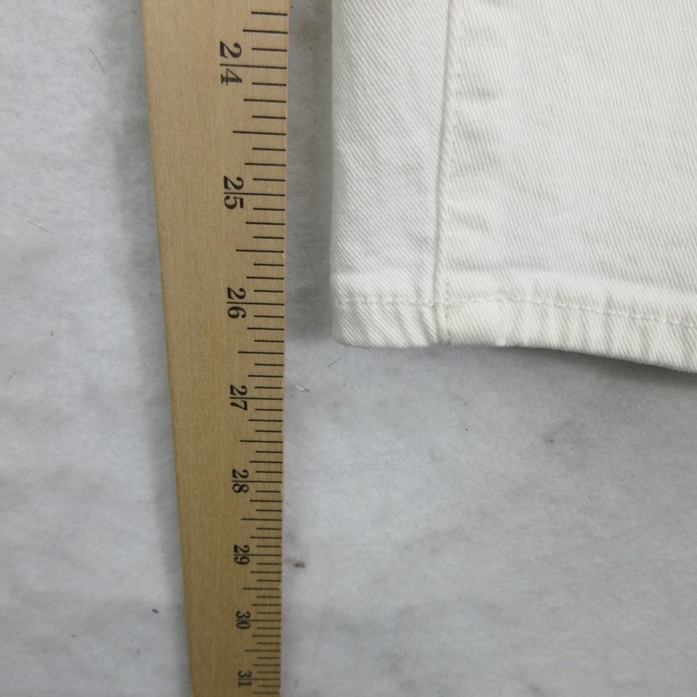 Lucky Brand Women's Ava Mid Rise Skinny Jeans White Denim Stretch Size 10 30 - Picture 8 of 16